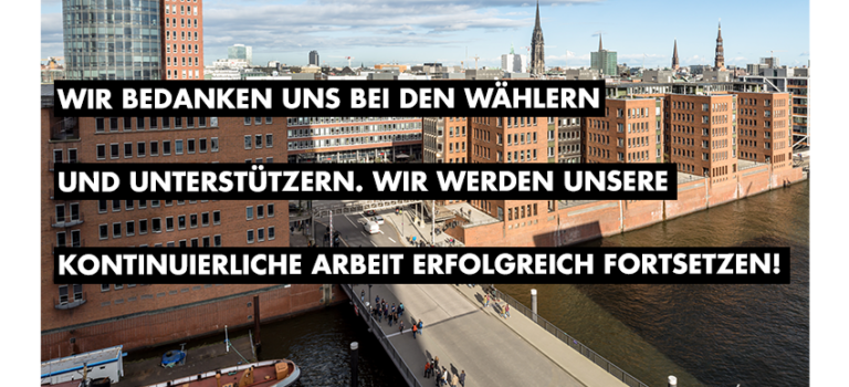 💙 10,2% für die AfD-Fraktion Hamburg-Mitte 💙